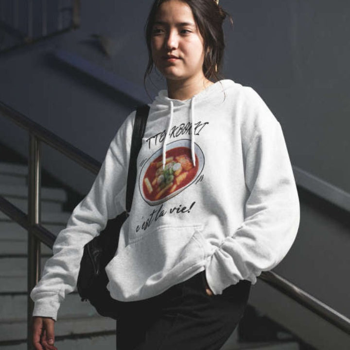 Sweat Tteokbokki Blanc | France Corée du Sud
