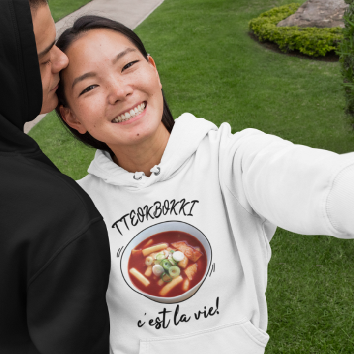 Sweat Tteokbokki Blanc | France Corée du Sud