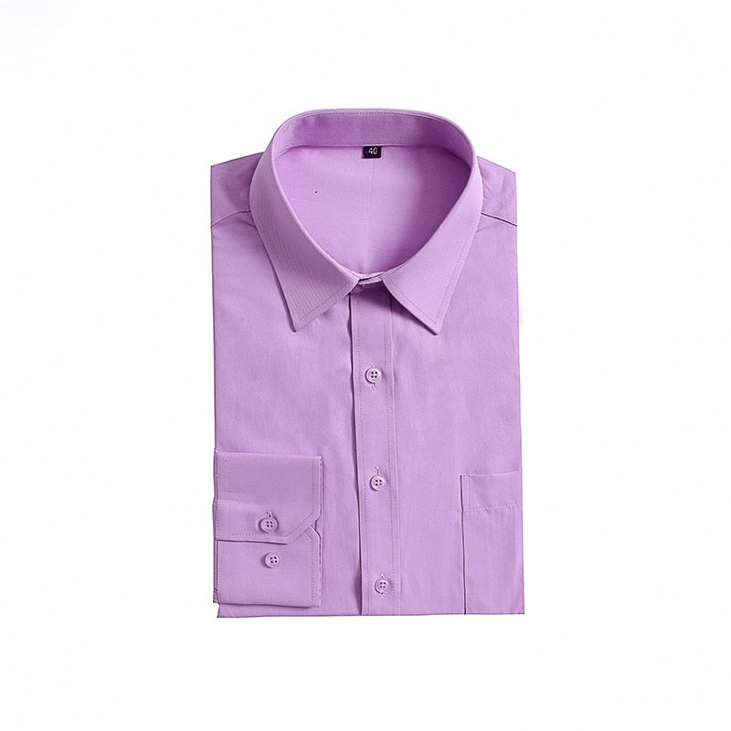 Chemise Personnalisée Coréen Manches Longues Lilas