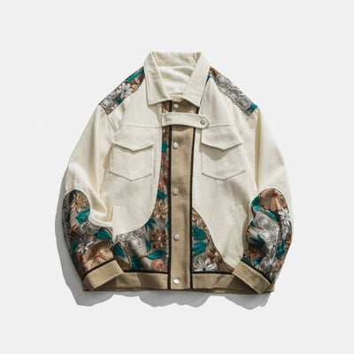Veste Brodé Fleurs