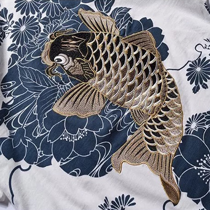 T Shirt Poisson Brodé