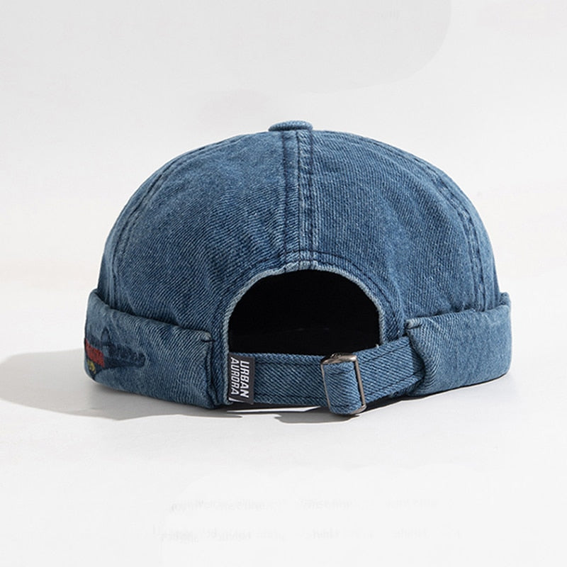 Bonnet Docker Jean Bleu