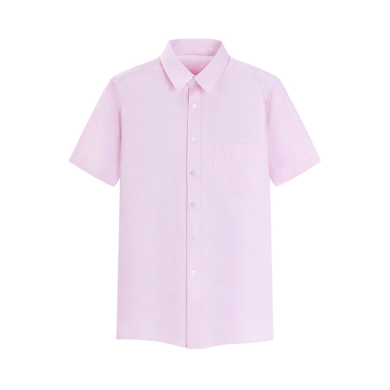 Chemise Rose Personnalisée Manches Courtes