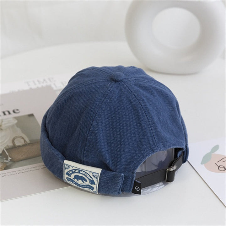 Bonnet De Docker Homme Bleu Jean