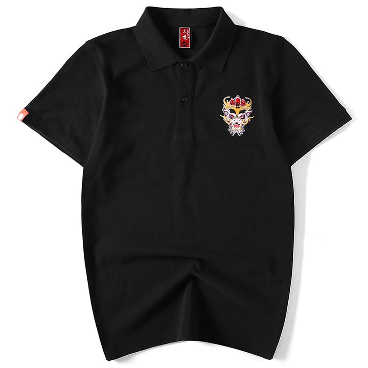 Polo Tête de Dragon Brodé