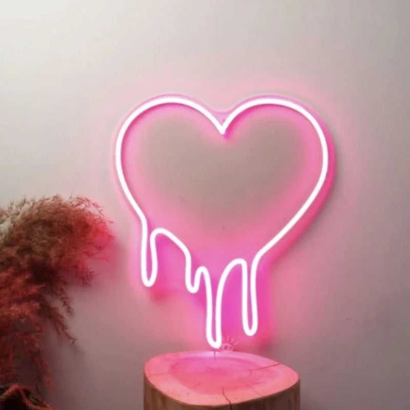 Neon Led Coeur Fondant