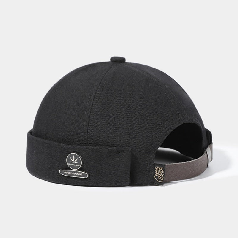 Bonnet De Docker Homme Noir 