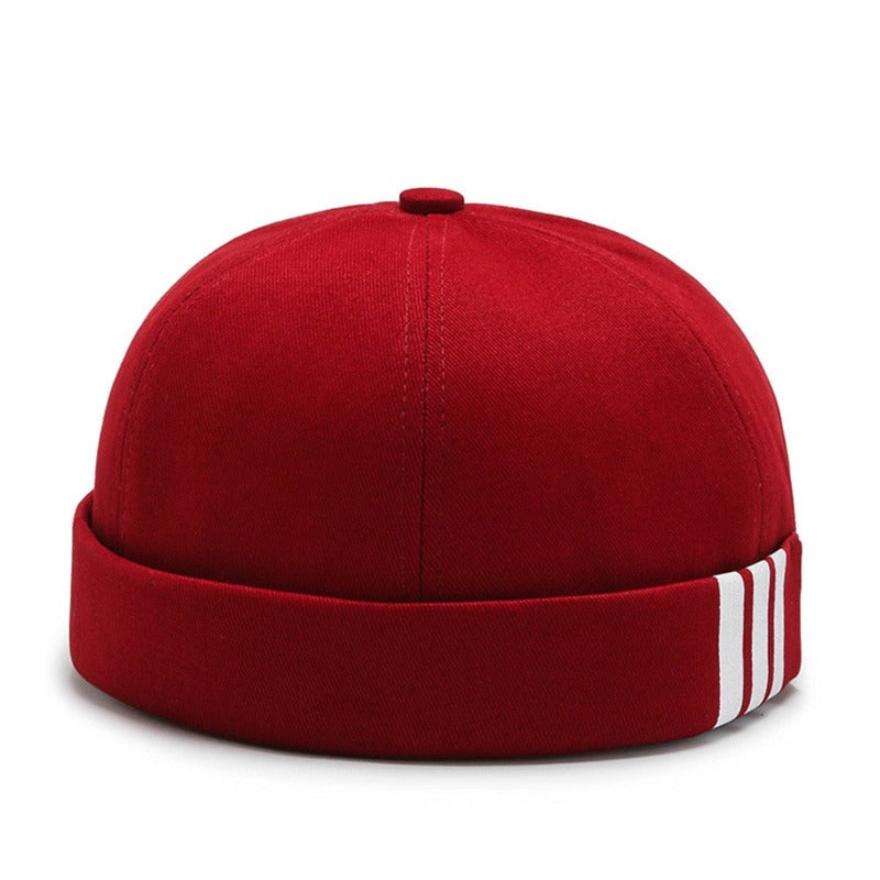 Bonnet De Docker Homme Rouge 