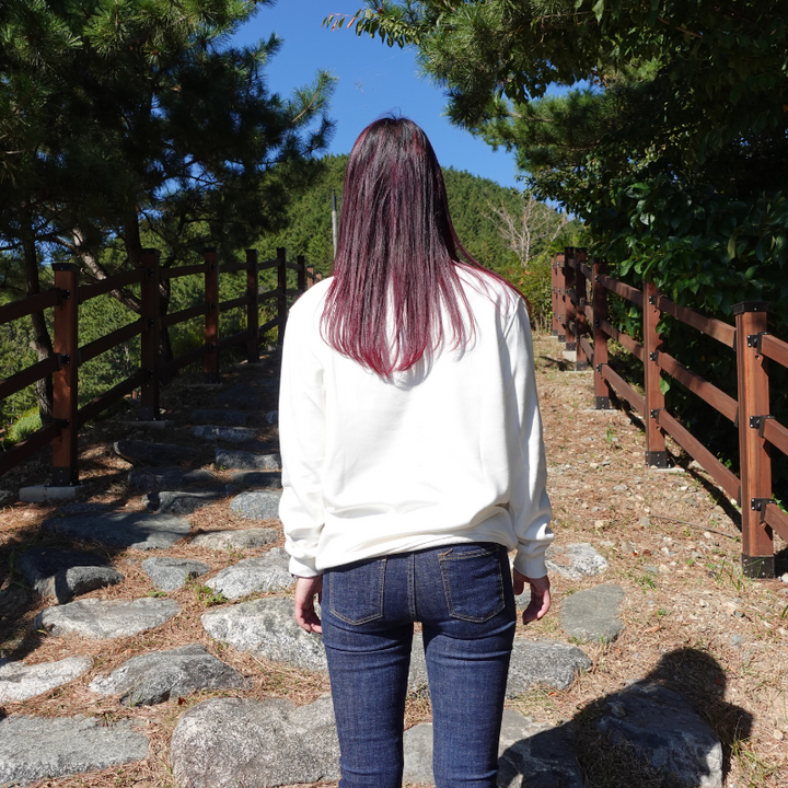 Pull Coréen Brodé Je t'Aime en Hangeul
