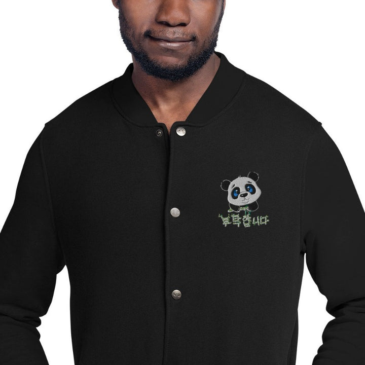 Blouson Bomber Panda Noir