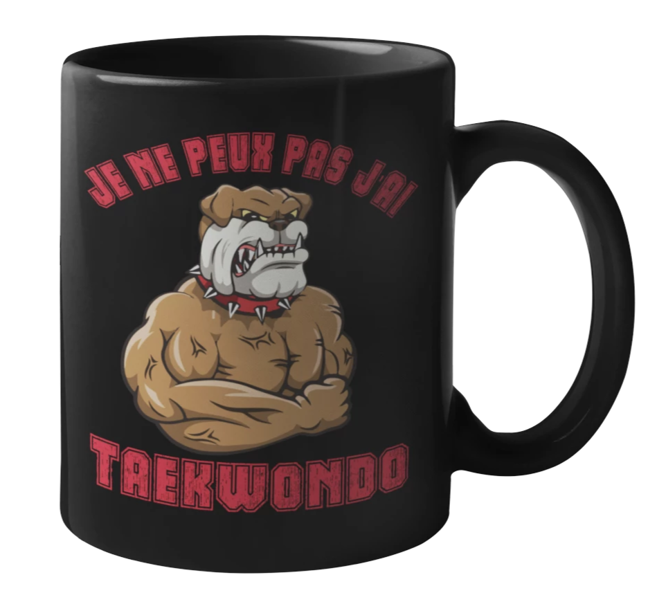 Mug Taekwondo Chien | MJ FRANKO