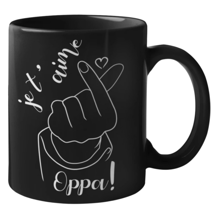 Mug Je t'Aime Oppa | France Corée du Sud