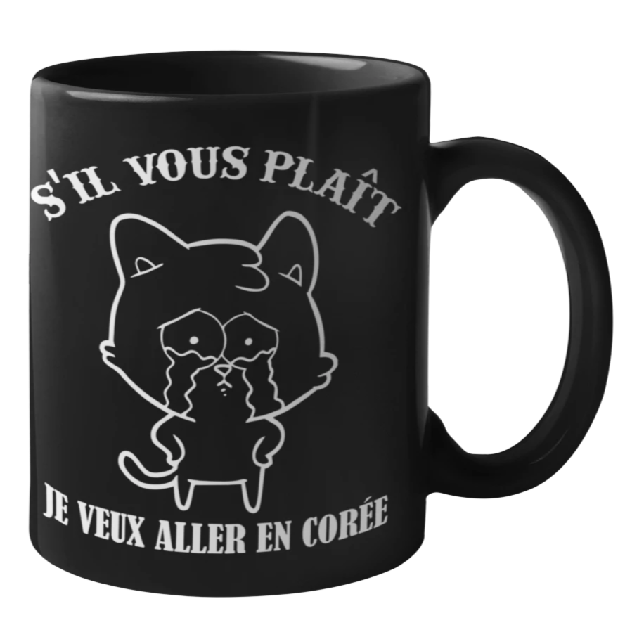 Mug Corée Chat | France Corée du Sud