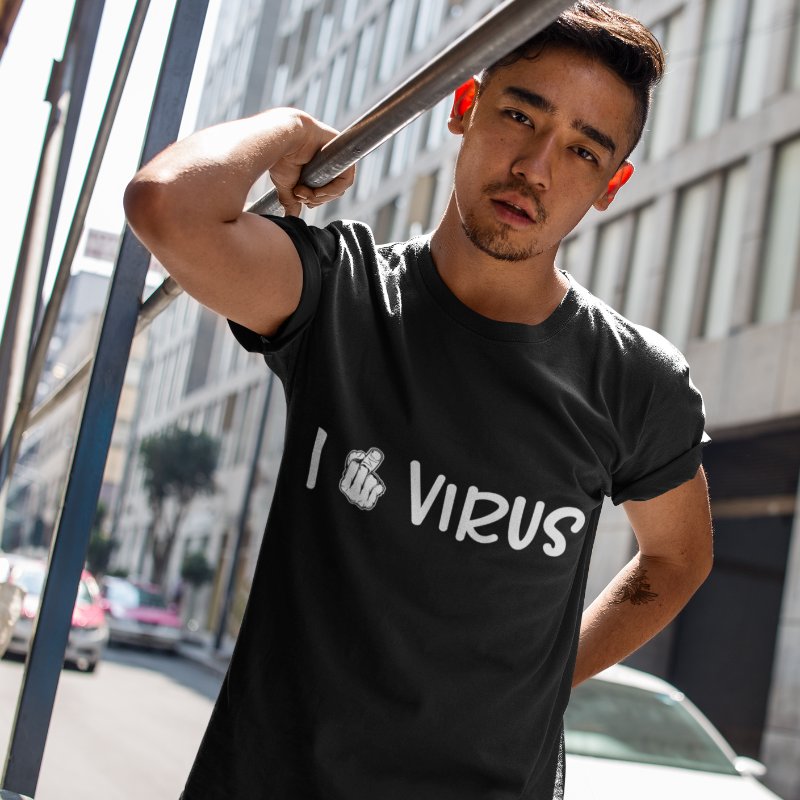 T Shirt Humoristique Fuck Virus | France Corée du Sud