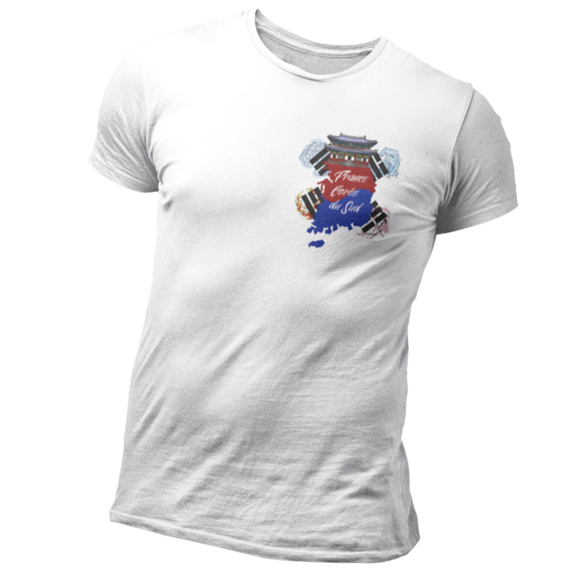 France Corée du Sud T Shirt Blanc