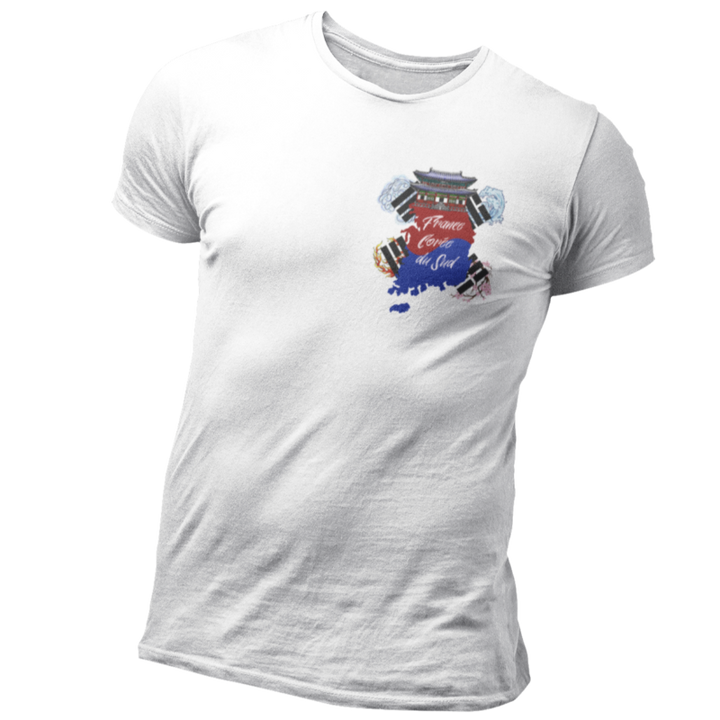 France Corée du Sud T Shirt Blanc