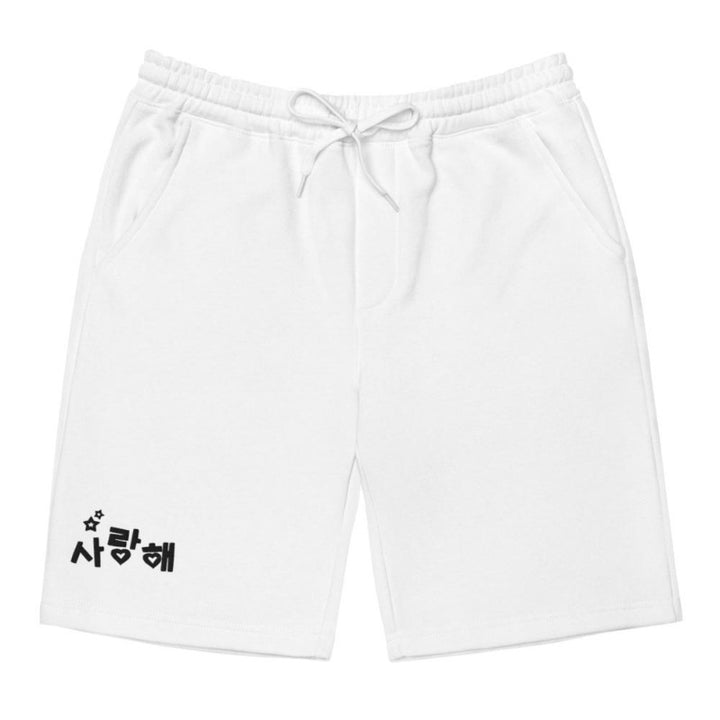 Short Je t'Aime en Coréen Blanc