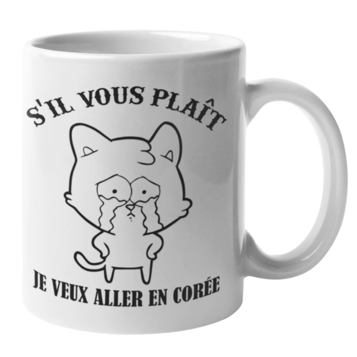 Mug Corée Chat | France Corée du Sud