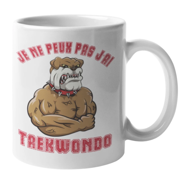 Mug Taekwondo Chien | France Corée du Sud