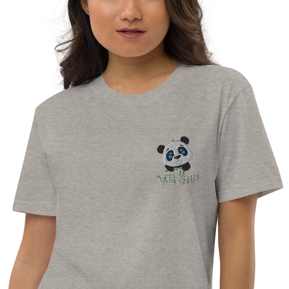 Robe T Shirt Panda Gris Chiné