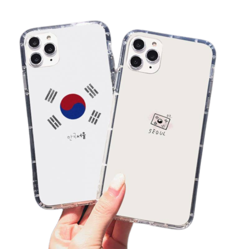 Coque I Phone Drapeau Corée du Sud