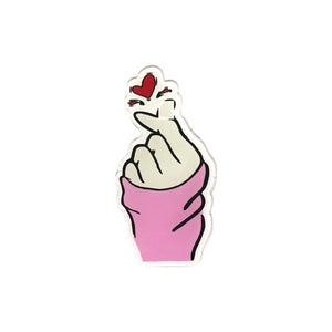 Heart Finger Broche