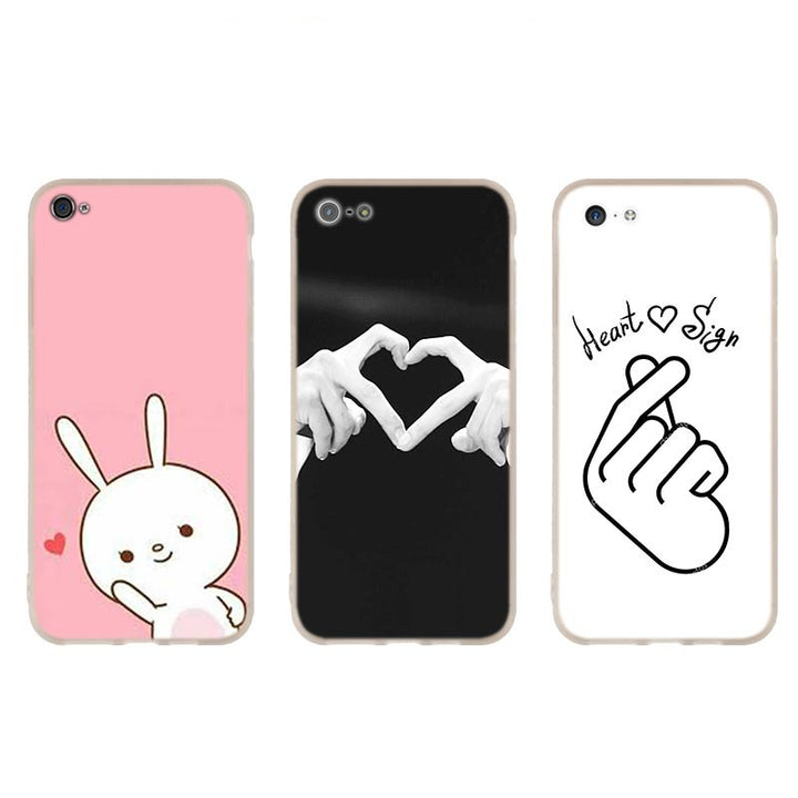 Coque I Phone Finger Heart