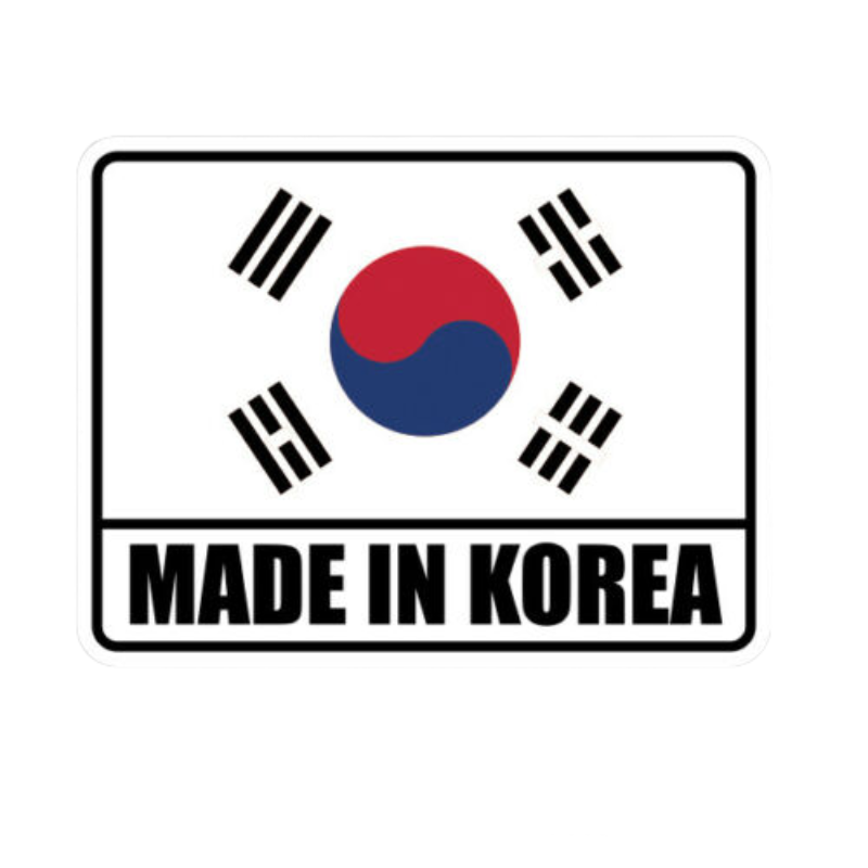 Sticker Made In Korea Drapeau Corée du Sud