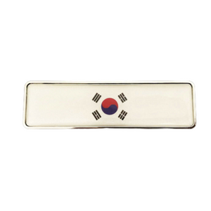 Autocollant Métal Coréen Rectangle