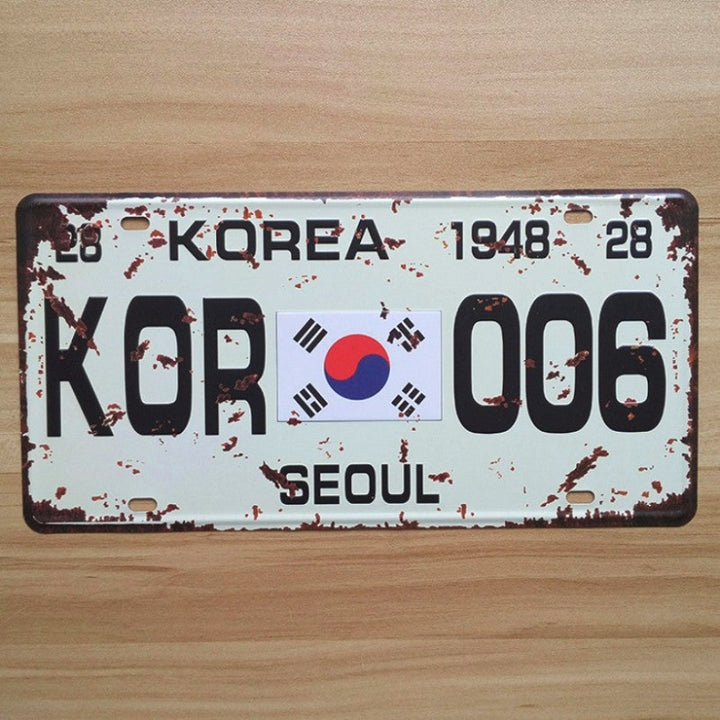 Plaque Metal Korea