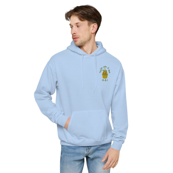 Sweat Bleu Lait Coréen Brodé