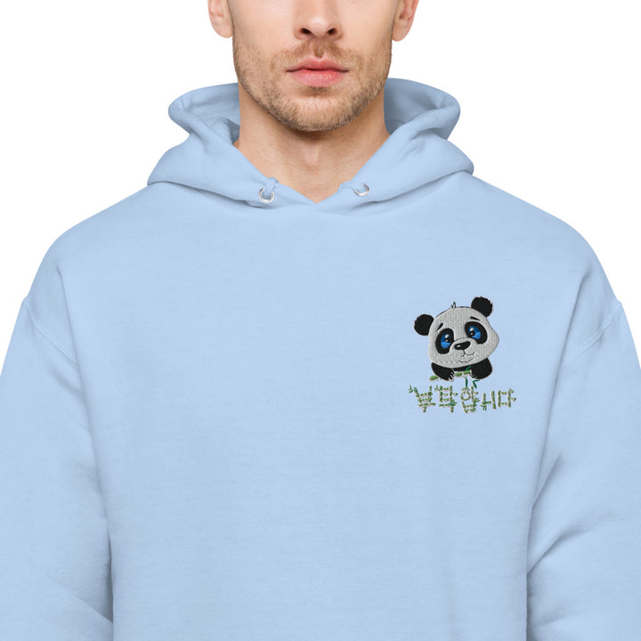 Sweat Panda Brodé Bleu Clair