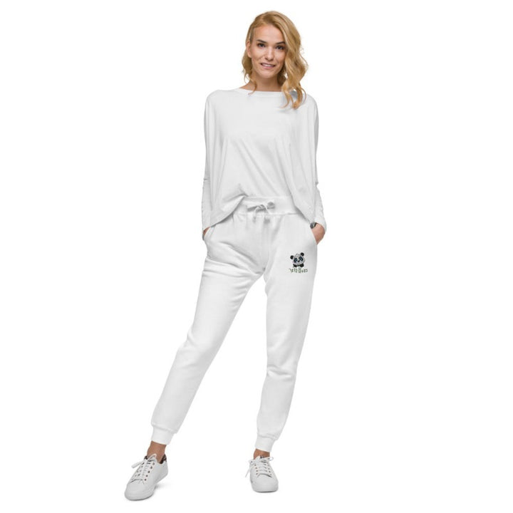 Pantalon de Survêtement Panda Blanc