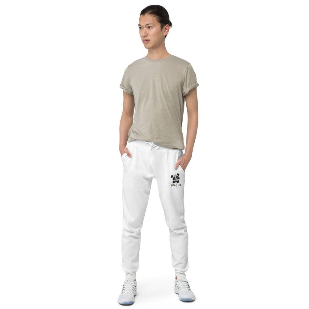 Pantalon de Survêtement Panda Blanc