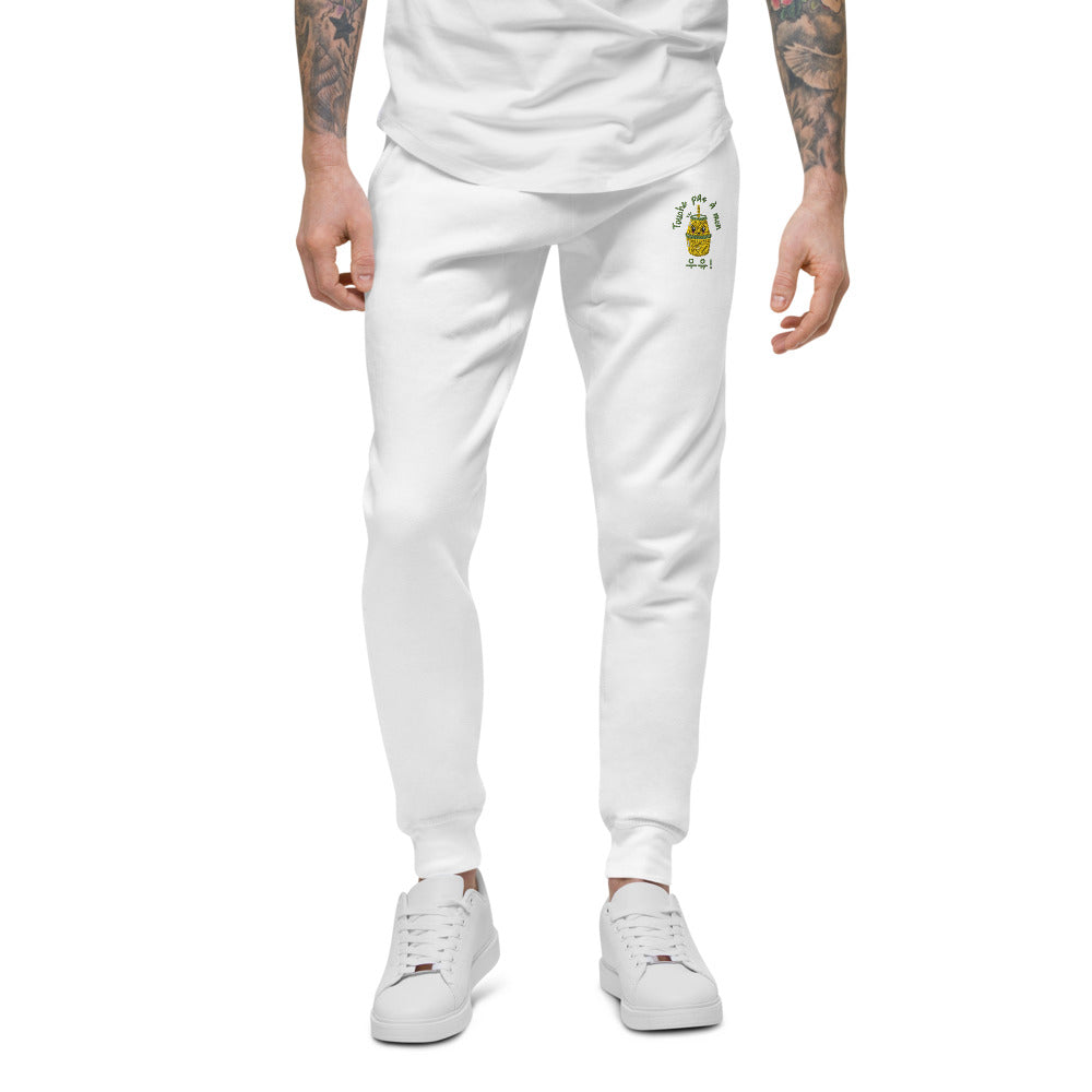 Pantalon de Survêtement Blanc Lait Coréen