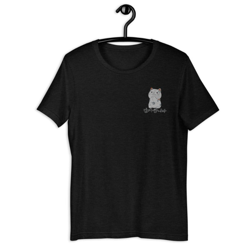 T Shirt Noir Brodé Neko