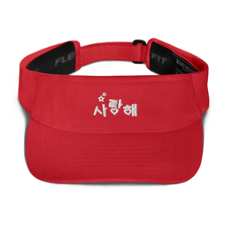 Casquette Visière Rouge