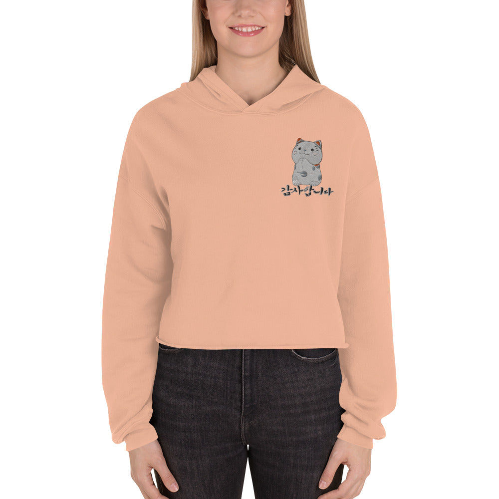 Sweat Crop Top Peche Neko