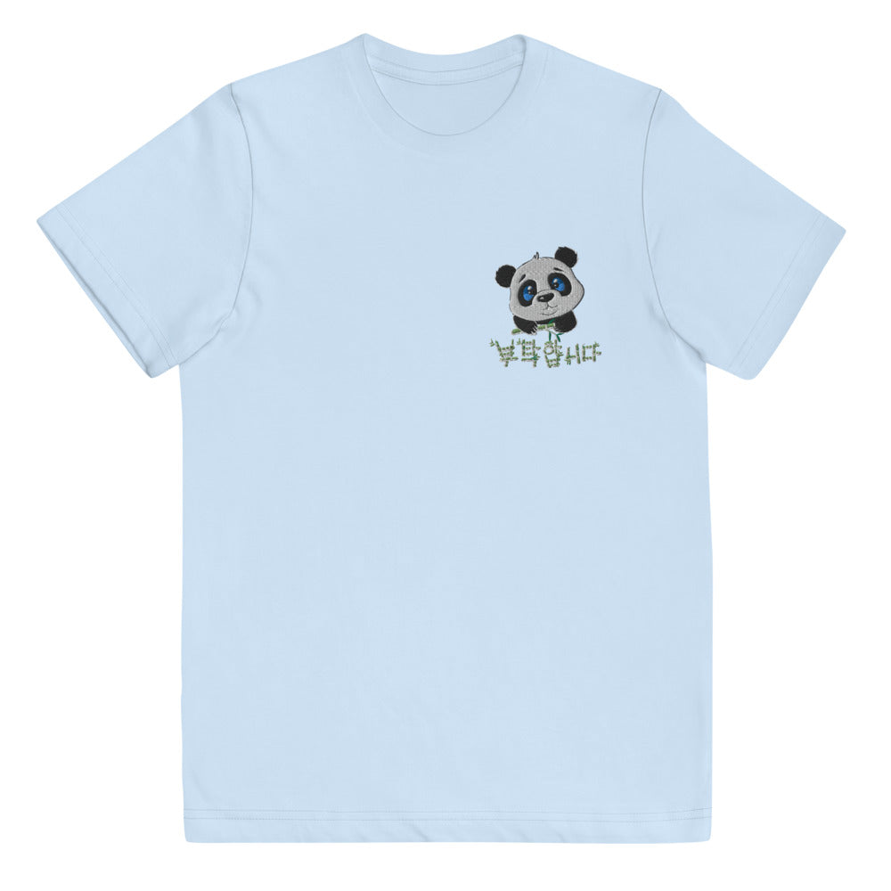 T Shirt Bleu Clair  Enfant Panda